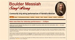 Desktop Screenshot of messiahsingalong.org
